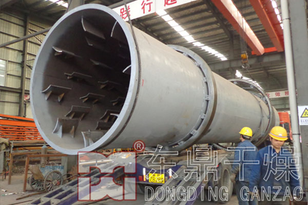 愉快合作河北敬業鋼廠鋼渣烘干機裝車發貨