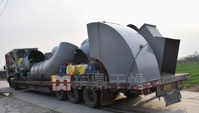 山西懷仁煤泥烘干機發貨