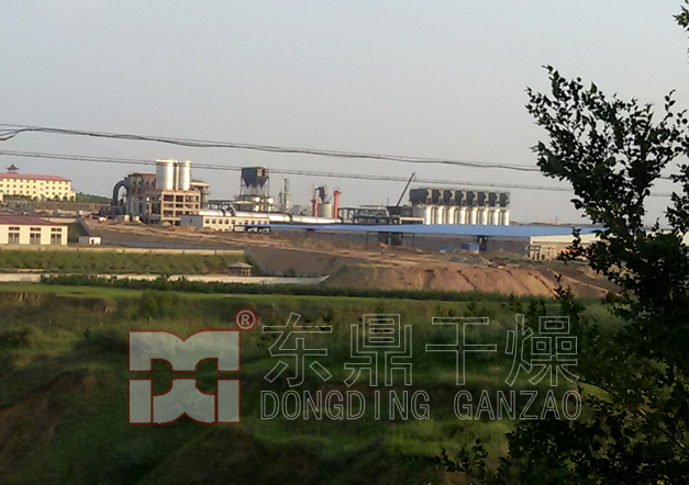 內蒙古煤泥烘干機現場